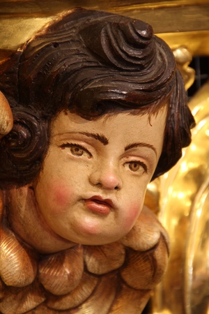 Figure of an angel, Holy Week in Jerezのeditorial素材