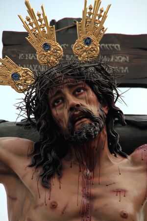 Religious art, Be Christ of Jerez de la Fronteraのeditorial素材