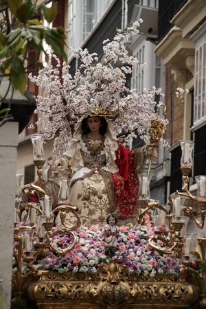 Virgin Divina Pastora de Cádizのeditorial素材