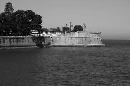 Cadiz, Baluarte de la Candelariaの写真素材