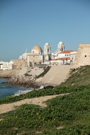Panoramic view of the city of Cadiz, Spainの写真素材