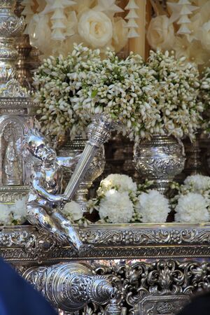 Floral adorns step Easterの写真素材