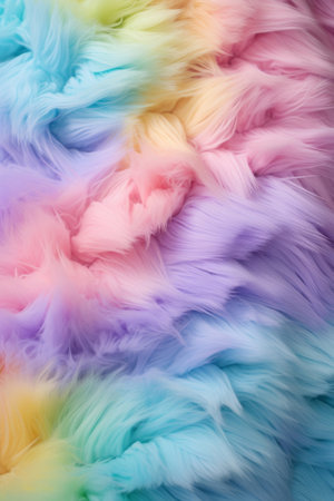 abstract background of multicolored silk fabric close-up macroの素材