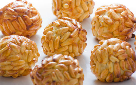 panallets, are traditional desserts of All Saints holiday. known as Castanyada in Catalonia, Spain