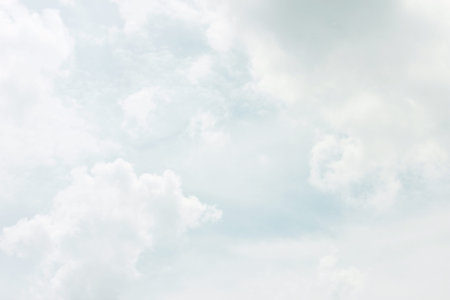 white clound and white sky for background