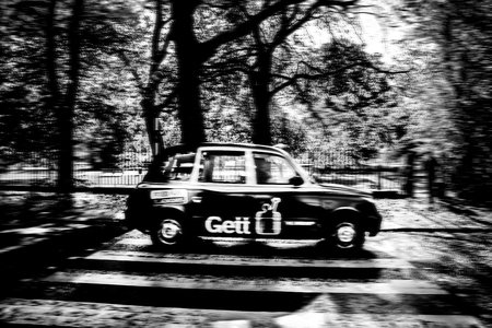 TAXI LONDONの写真素材