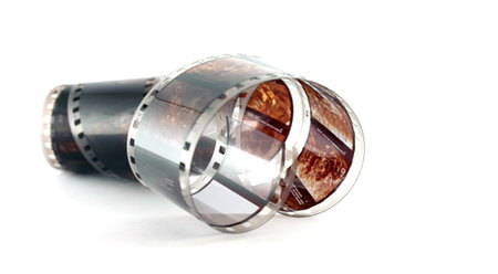 Film with imagesの写真素材