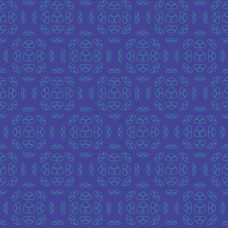 Seamless geometric pattern on a dark blue background. Abstract pattern on a dark background.のイラスト素材