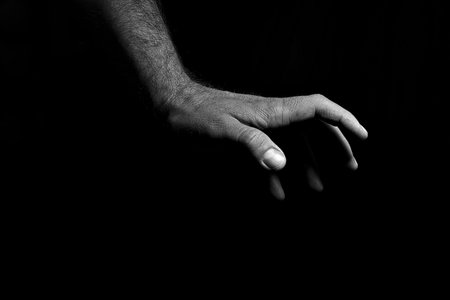 an intimate hands self-portrait, study of the hands