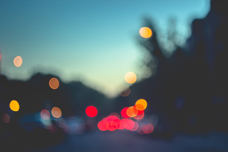 Abstract Background Lights in the City, Night life, Night City