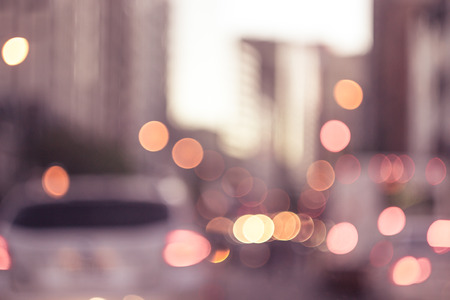 Abstract Background Lights in the City, Night life, Night Cityの写真素材