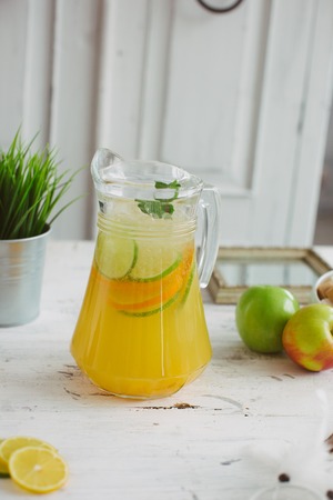 Orange juice. Orange smoothie on a turquoise background.
Kiwi. Cocktails. Detox Juice. Summer drink. Healthy food conceptの写真素材