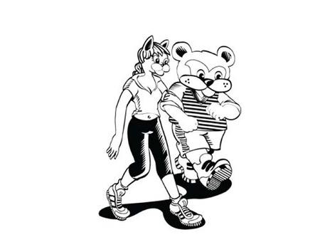 couple of toonsのイラスト素材