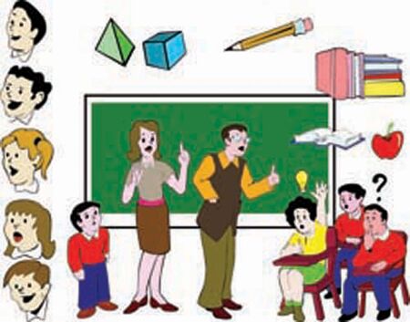 classroomのイラスト素材