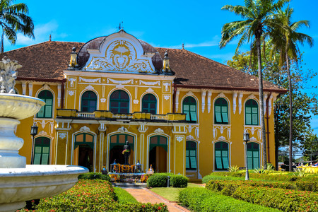 Chao Phya Abhaibhubejhr building, traditional medicine museumのeditorial素材