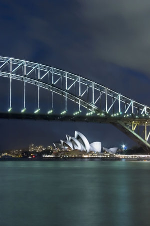 Sydney Harbour and Bridgeのeditorial素材