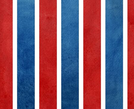 Abstract watercolor background with dark blue and red stripes.の写真素材