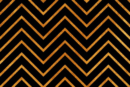 Abstract pattern with golden stripes on black background.の写真素材