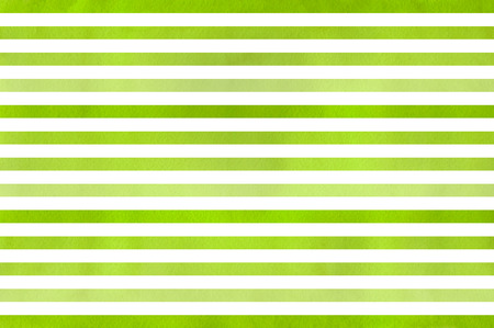 Watercolor lime green striped background. Green gradient pattern.の写真素材