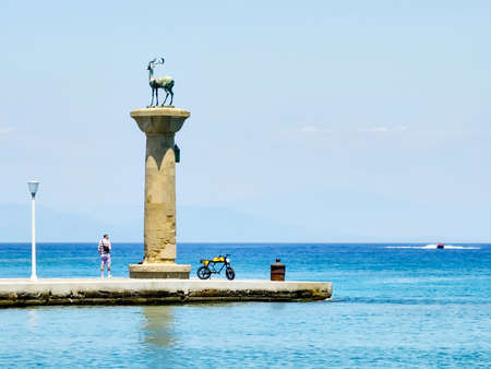 Rhodes, Greece - June 2021: Street life on Rhodes Island, Greeceのeditorial素材