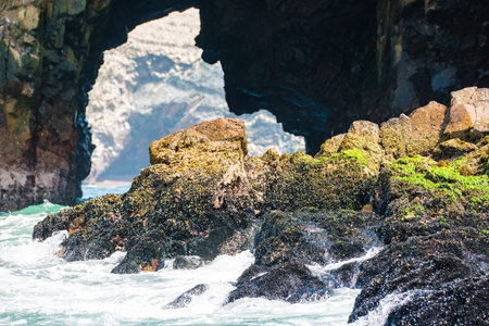 The Ballestas Islands - group of small islands near the town of Paracas in Peru.の写真素材