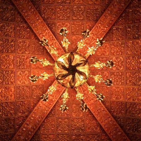 Sun under the ceilingの写真素材