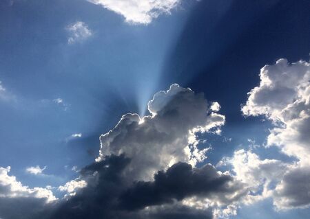 The Lights Of A Sun Above Siberiaの写真素材