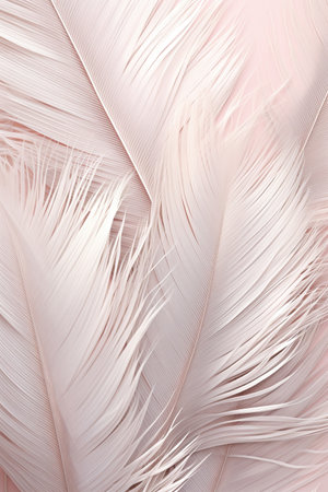 Close up pink feather background generative aiの素材