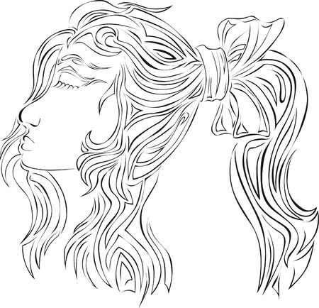 ornamental womenのイラスト素材