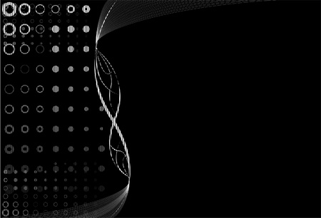 stylish black backgroundのイラスト素材