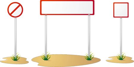 road signsのイラスト素材