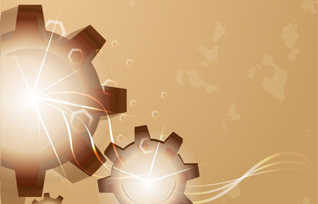 Beige background - Pinionのイラスト素材