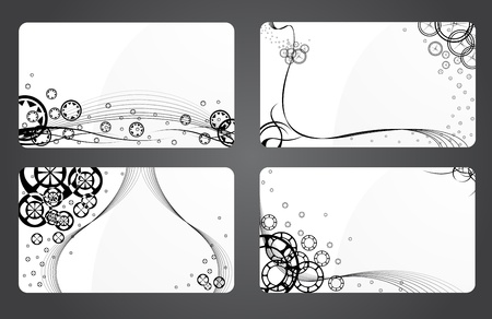 Design a business card layout. Vector illustrationのイラスト素材