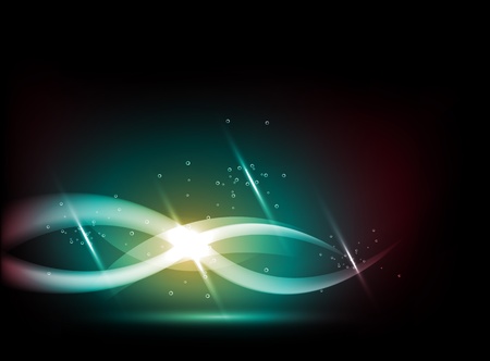 abstract background - energy waveのイラスト素材