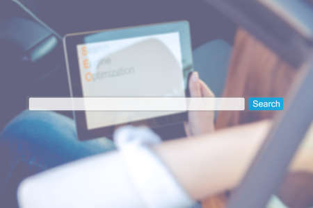 Search Seo Online Internet Browsing Web Concept. Website WWW Search Bar Magnifying Glass Graphicの写真素材