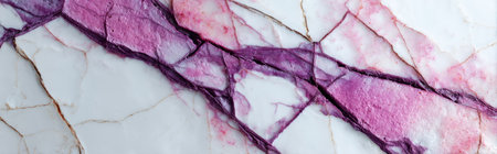 High-resolution close-up of Calacatta marble slab showing natural vein structure and rich colors, perfect for architectural and design use.の素材