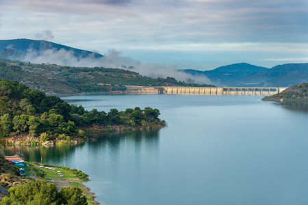Landscape of the Rules swamp in Granada.の写真素材