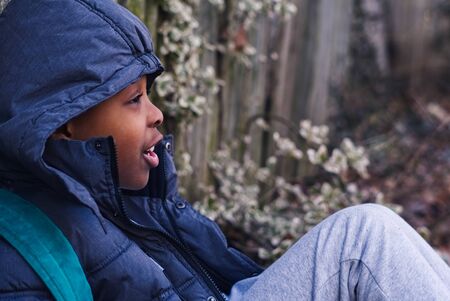 Young African American Boyの写真素材