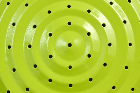 green sprinkler close up detail isolated on whiteの写真素材