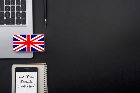 Learn English concept. Time to Learning languagesの写真素材