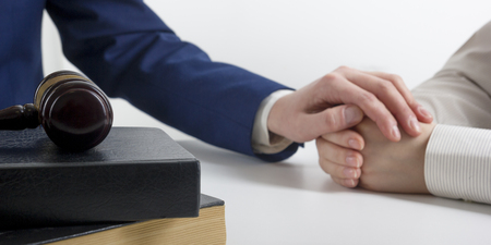 Law, advice and Legal services concept. Lawyer and attorney having team meeting at law firm.の写真素材