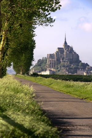 Mont saint michelの写真素材