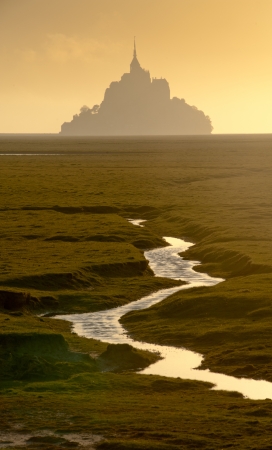 Mont saint michelの写真素材