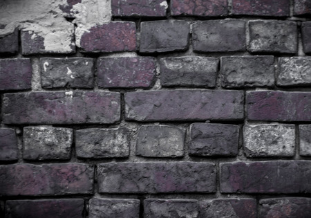 old wall of red bricks for texture, or backgroundの写真素材