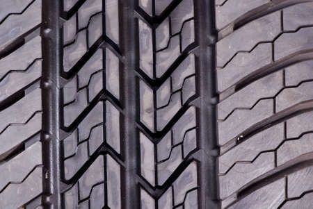 A close up shot of an all season tire for a carの写真素材