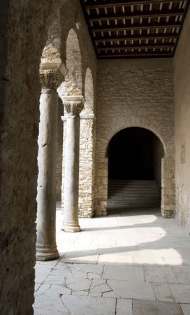 An old church building in northern Croatiaの写真素材