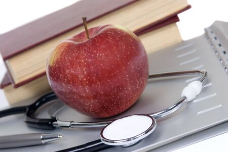 The best doctor's advice for a good life includes a healthy diet.の写真素材
