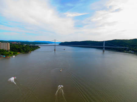 View from the Walkway over the Hudsonの写真素材