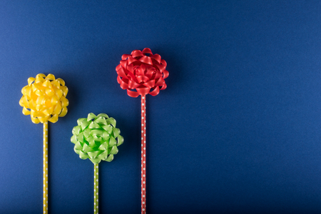 Decorative colorful flowers. Summer conceptの写真素材