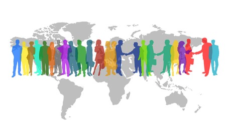 business people worldwide 3 の写真素材